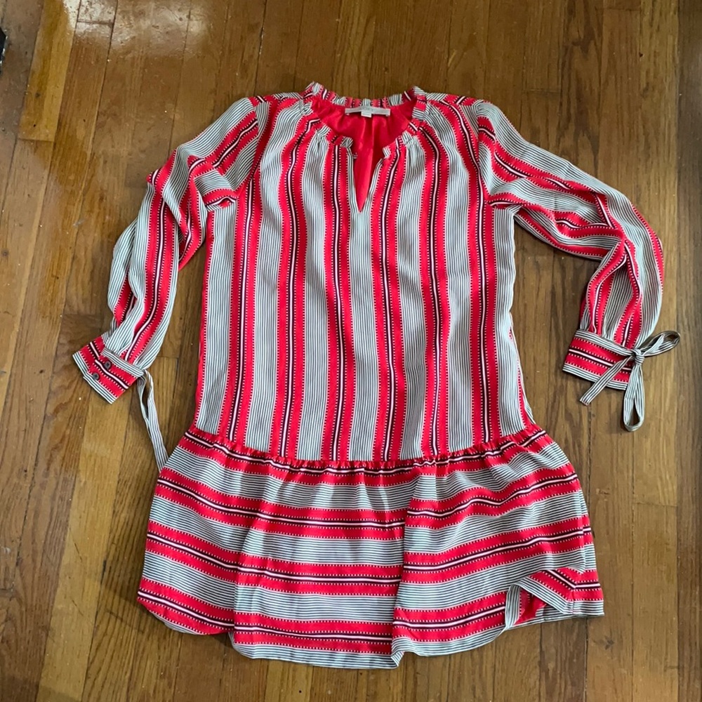 Loft drop waist dress XS petite